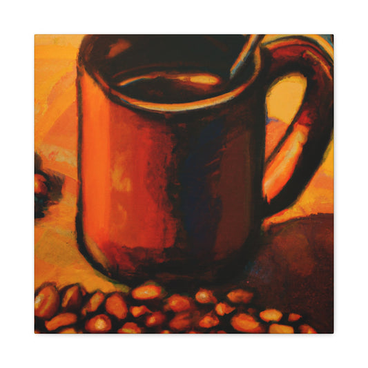 Coffee in Fauvism - Canvas