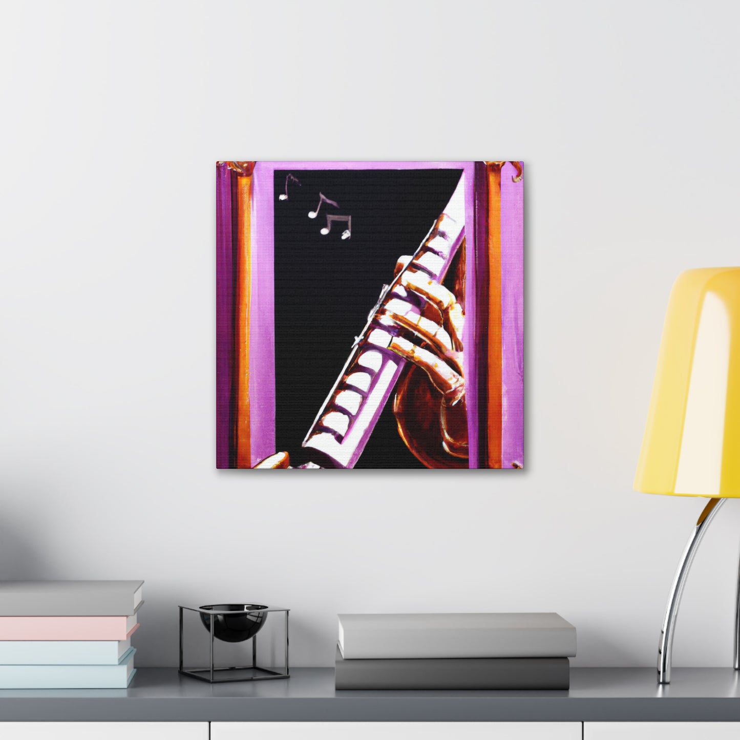 "Melody of Harmonica" - Canvas