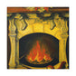 Fireside Classical Reflection - Canvas