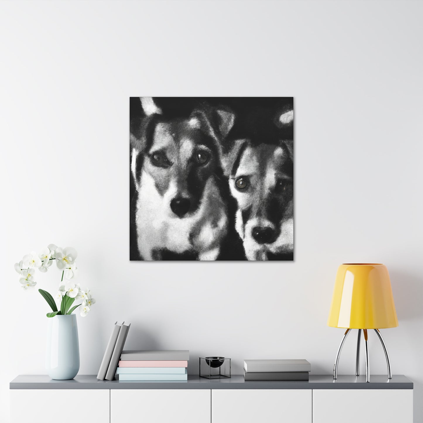 "Jack Russell Impressionism" - Canvas