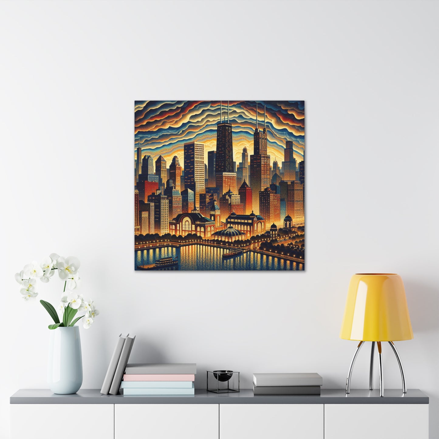 "Windy City Melodies" - Canvas