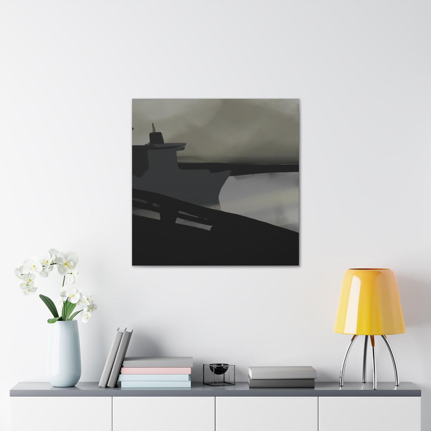 "Ferry Across the Water" - Canvas