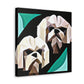 "Shih Tzu in Deco" - Canvas