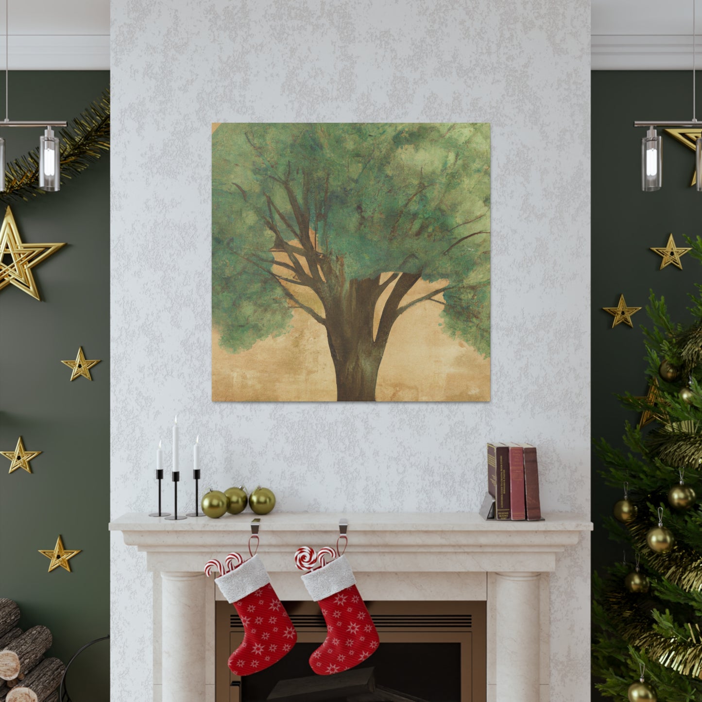 Elm Tree in Deco - Canvas