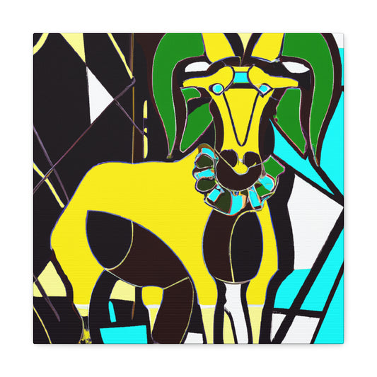 "Sheep in Art Nouveau" - Canvas