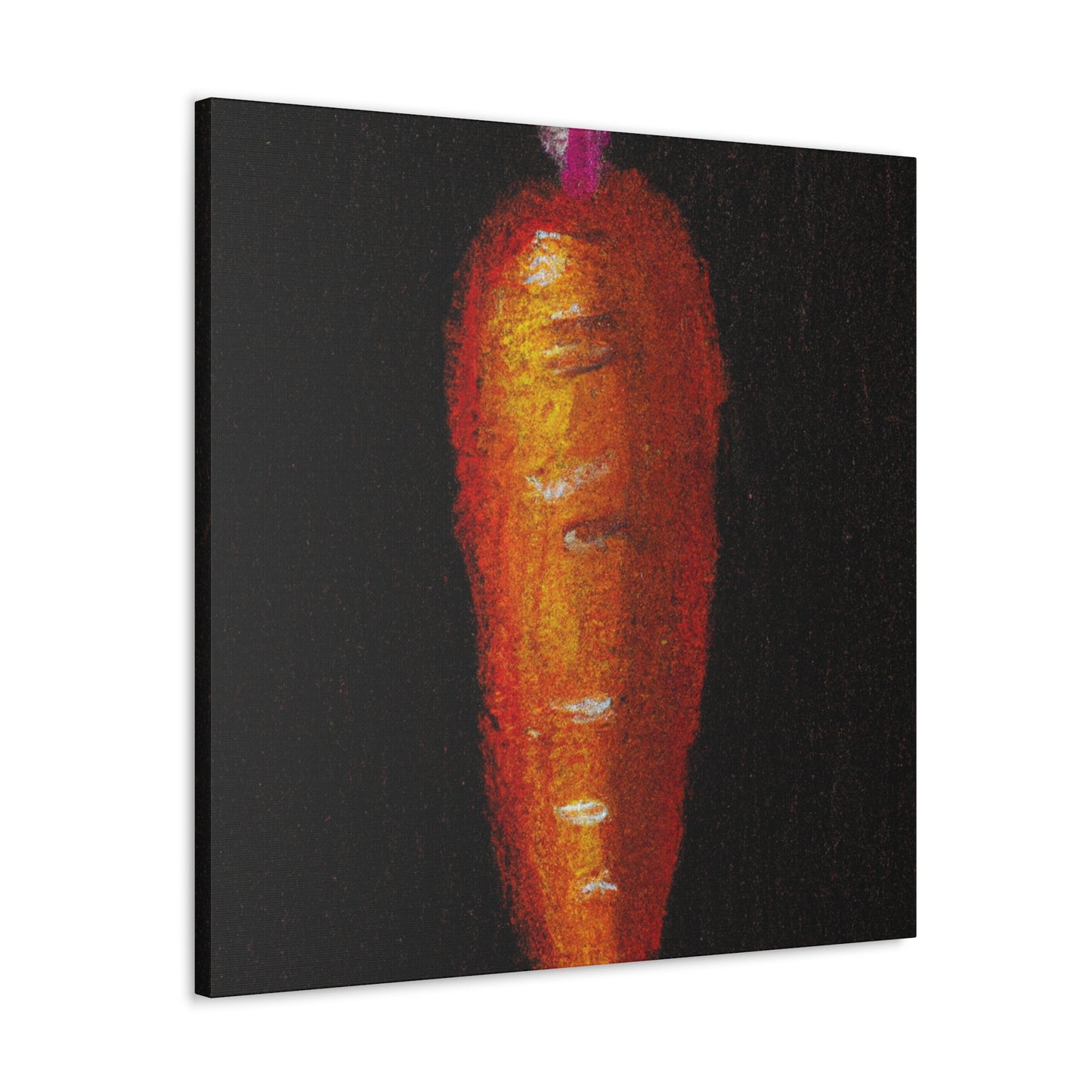 "Carrot Abstract Expressionism" - Canvas