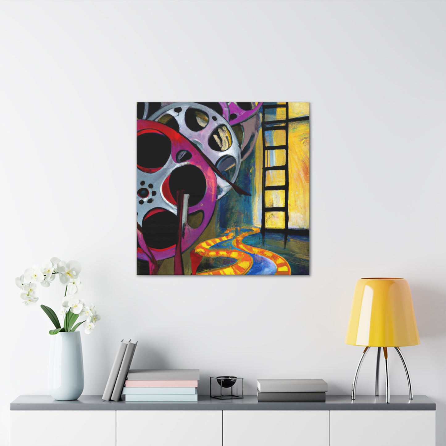 "Movie Reels Fantasia" - Canvas