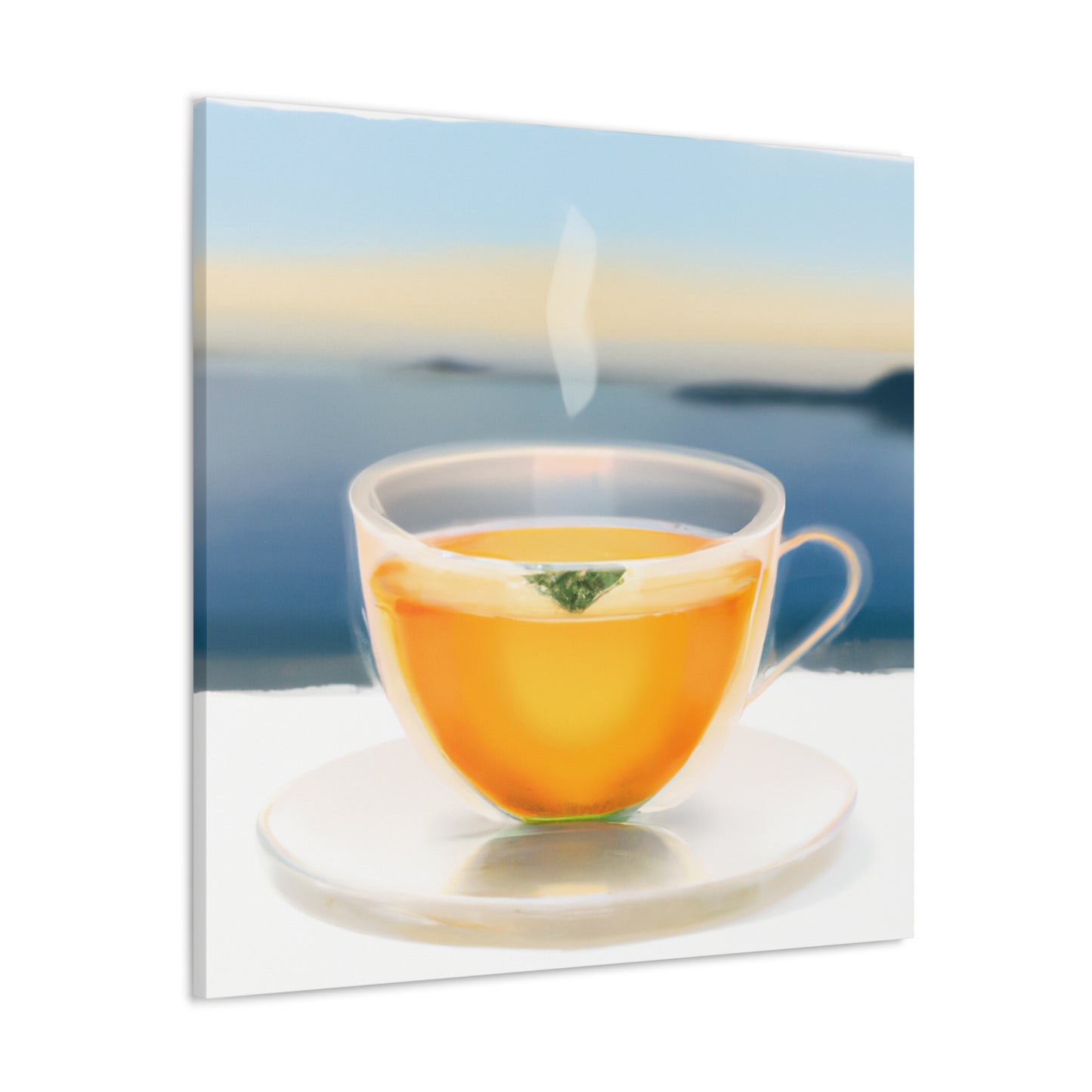 Tea Cups in Reflection - Canvas