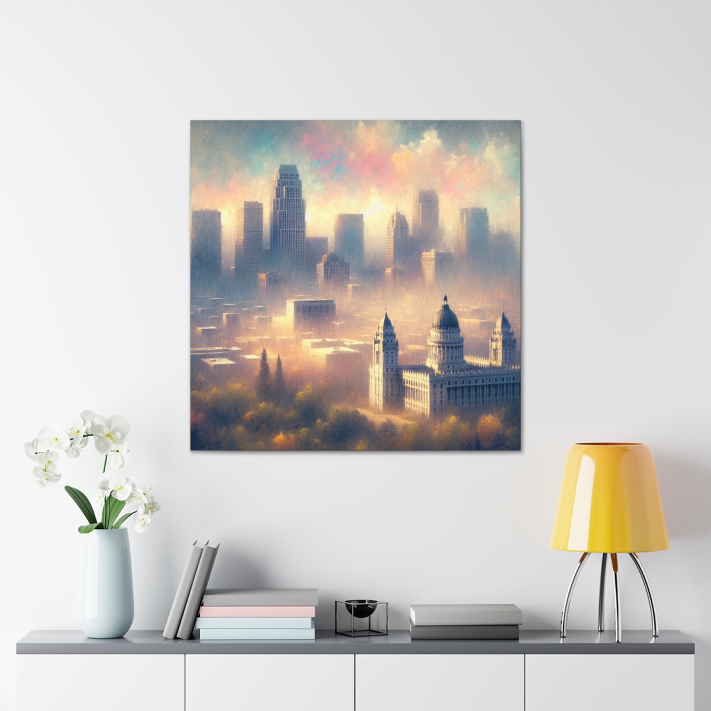 "Serenity of Salt Lake" - Canvas