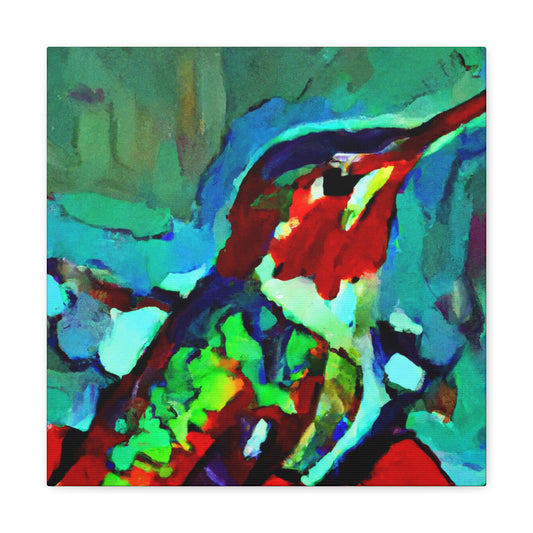 "Hummingbird of Abstraction" - Canvas