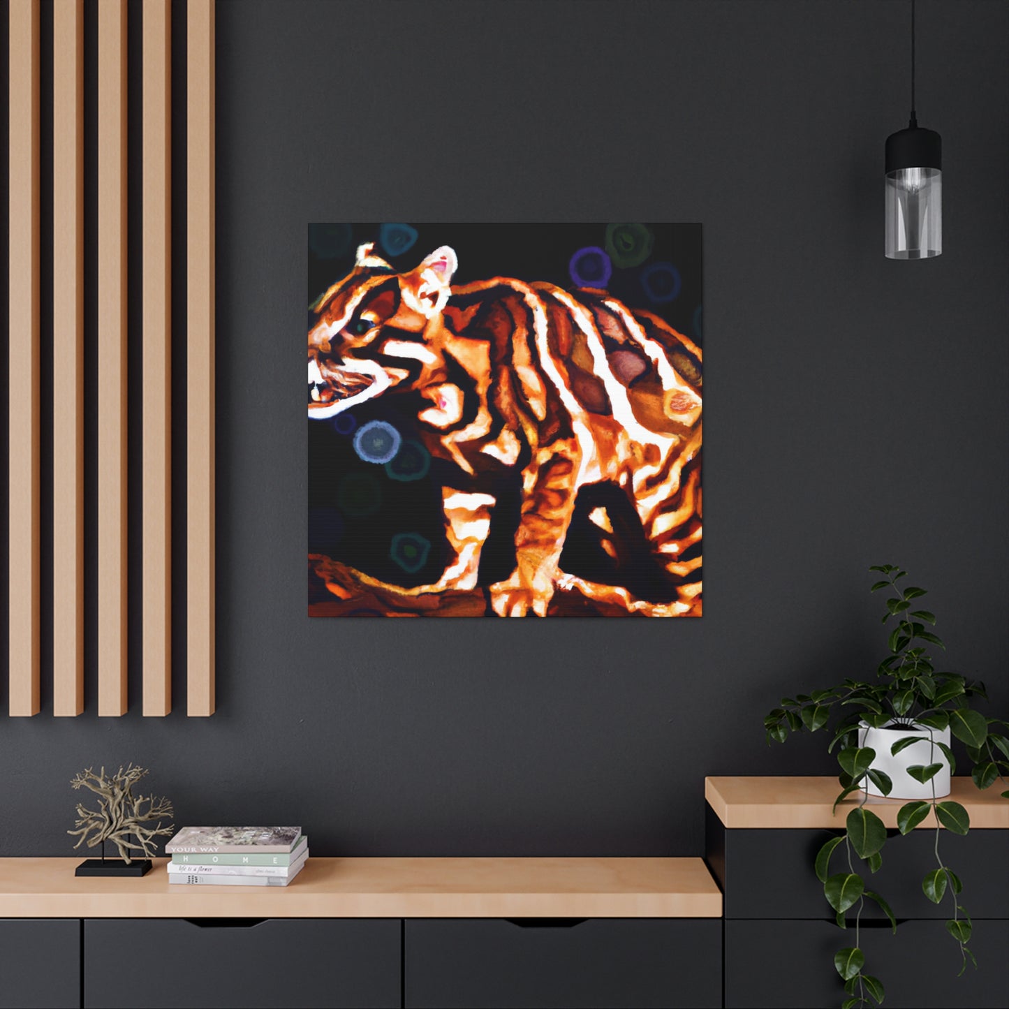 Tasmanian Tiger Reflection - Canvas