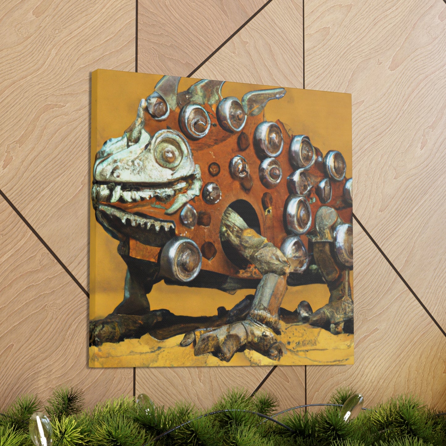 "Lizard's Surreal Dream" - Canvas