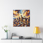 "Abstract Charm City Reflection" - Canvas