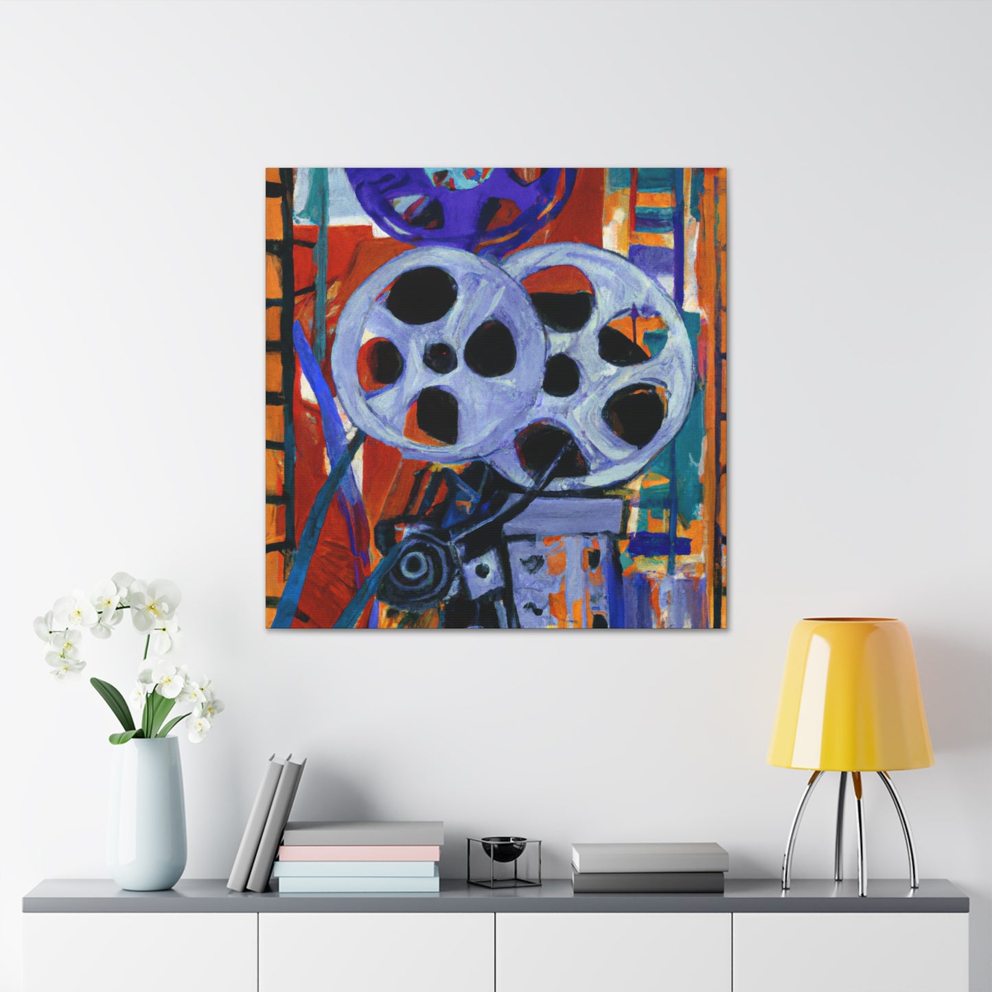 "Film Reel Fantasia" - Canvas