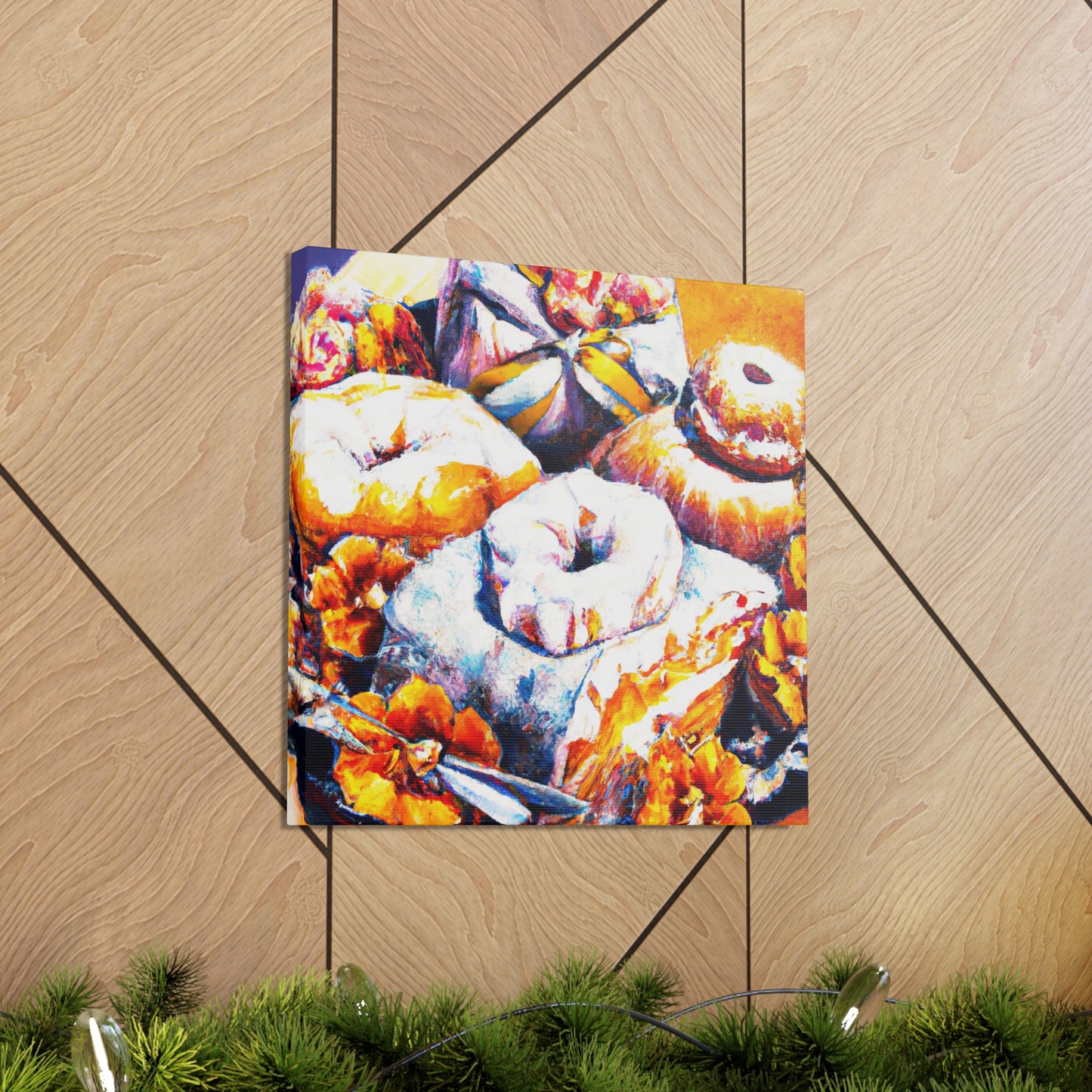 "Sugary Art Noveau Pastries" - Canvas