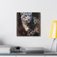 "Snow Leopard Reverie" - Canvas