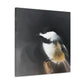 "Chickadee in the Spring". - Canvas