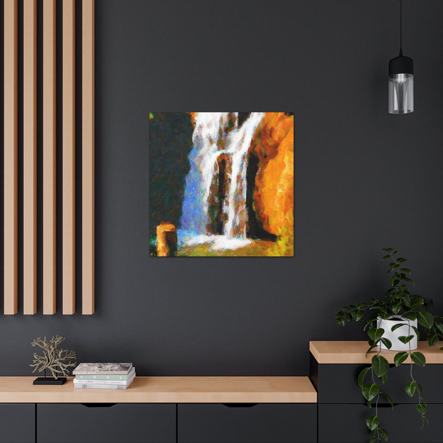 "Fallen Water Glory" - Canvas