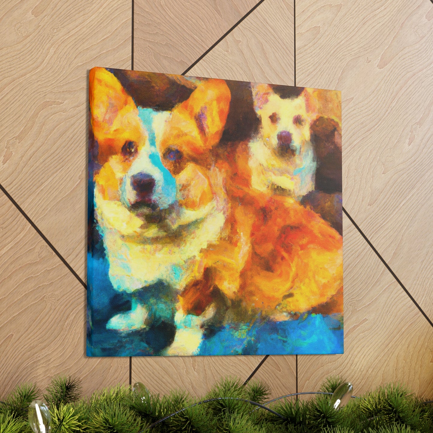 Corgi in Impressionism - Canvas