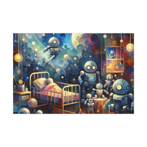 Metallic Cosmos Explorers - Canvas