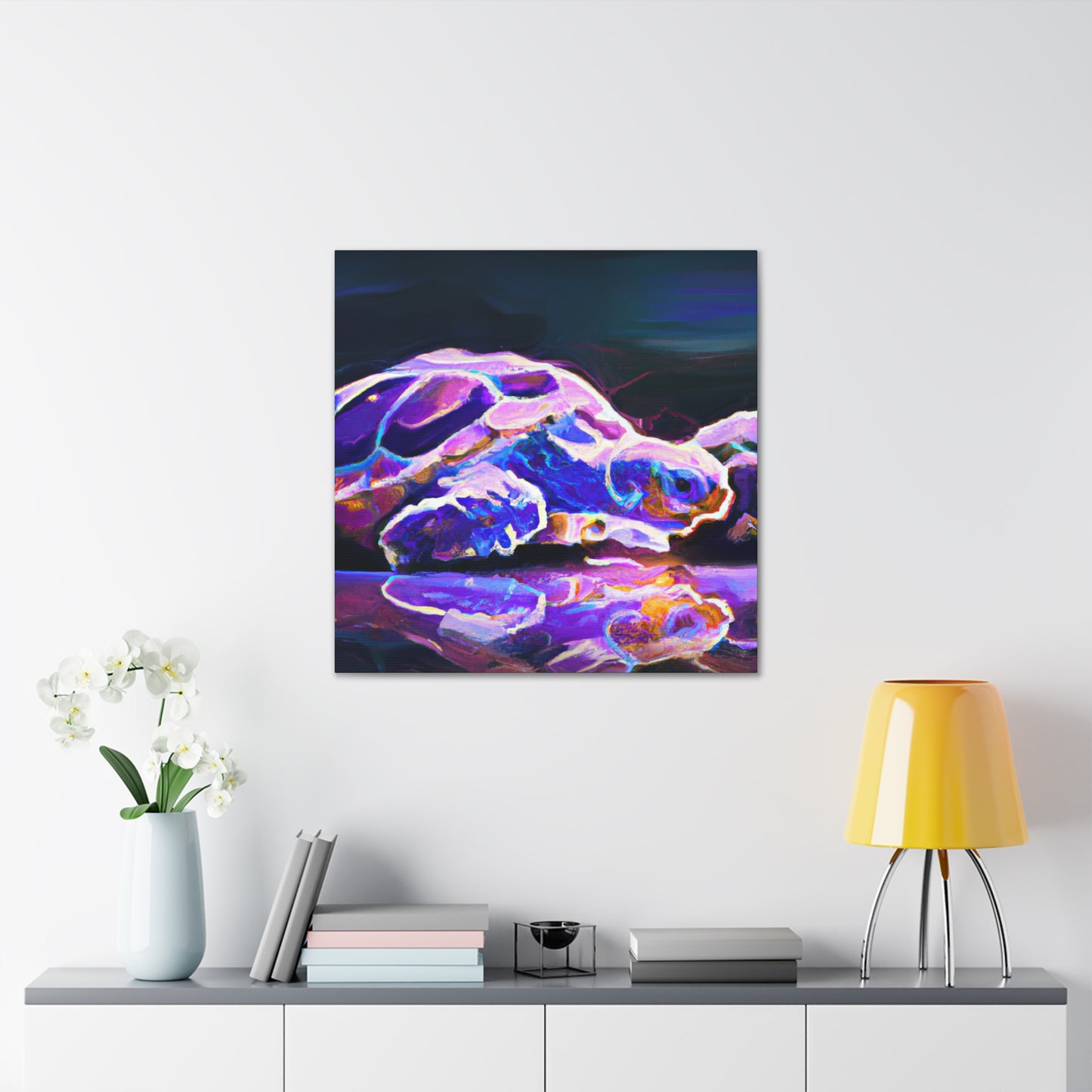 "Box Turtle in Dreamland" - Canvas