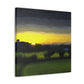 Countryside at Dawn - Canvas