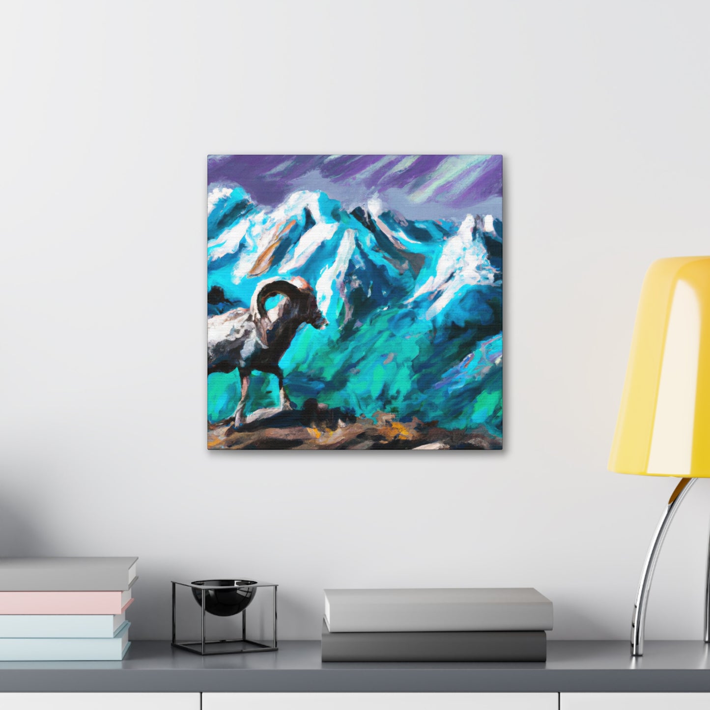 Big Horn Majesty. - Canvas