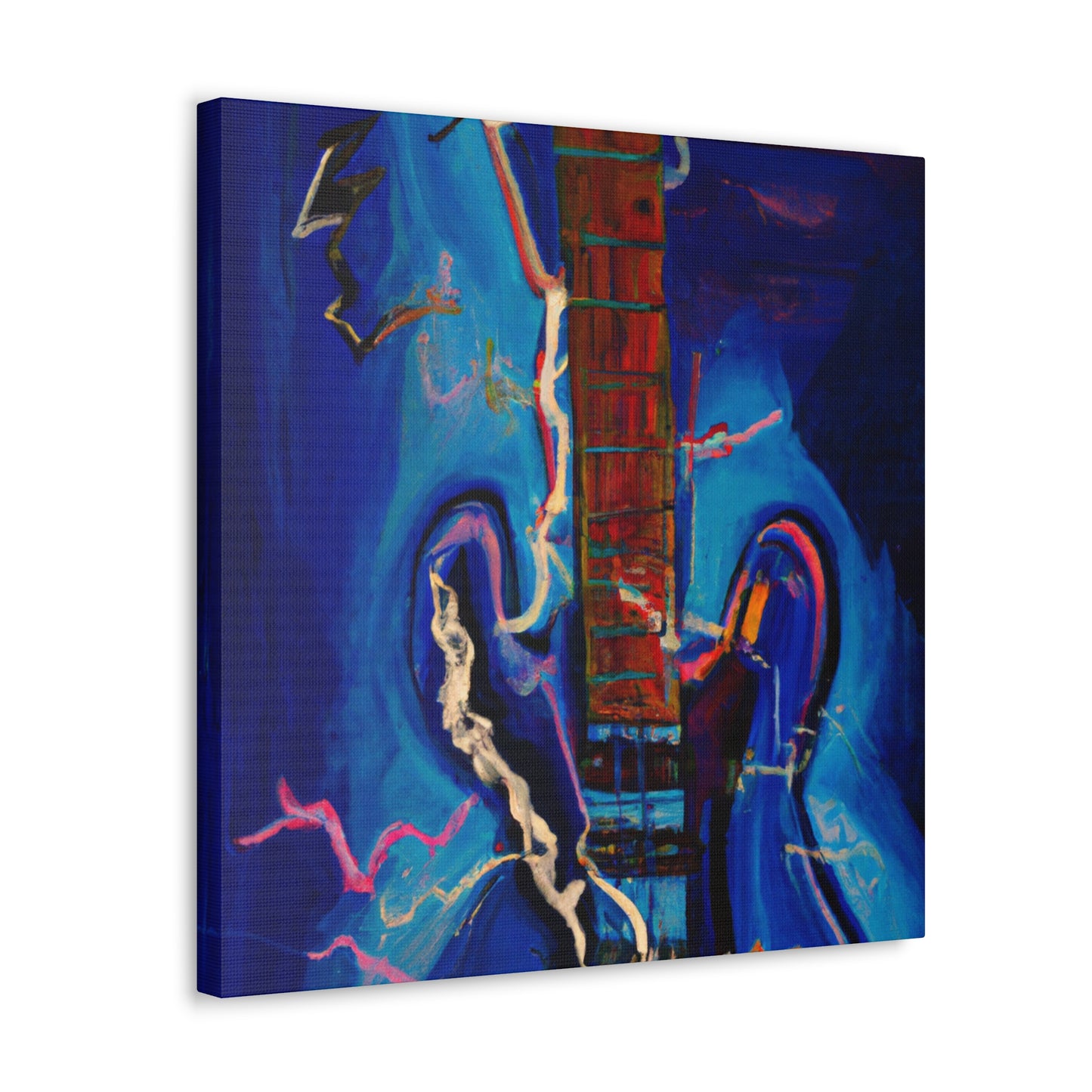 Electric Guitar Shimmering - Canvas