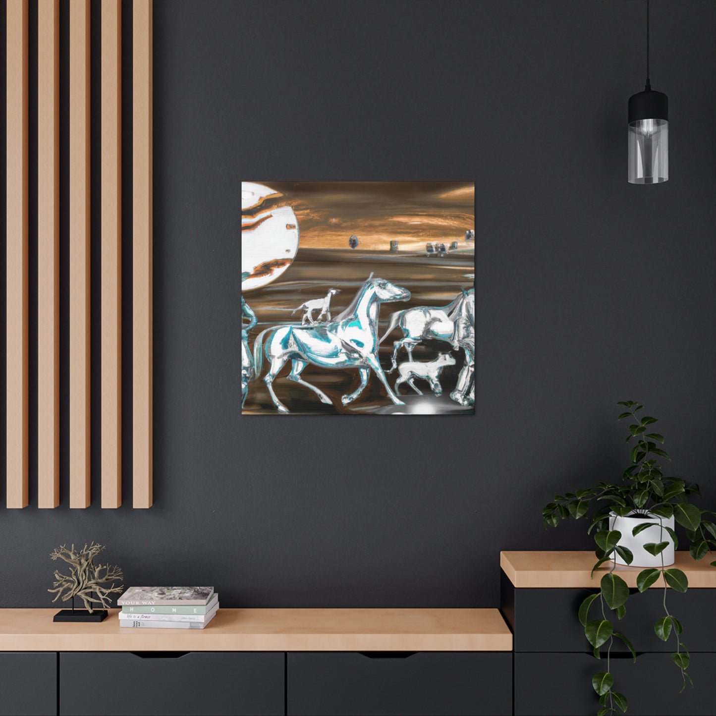 Cowboy Herd Dreamscape - Canvas