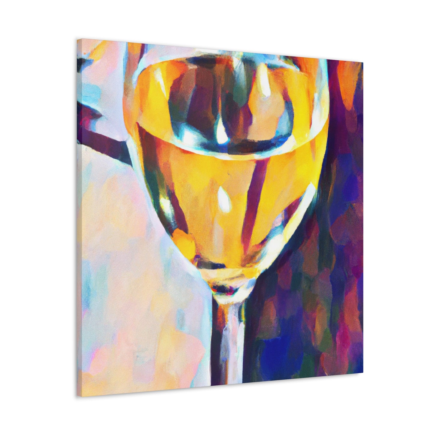 "Wine's Reflection Impression" - Canvas