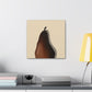 "Pear Minimalism Abstraction" - Canvas