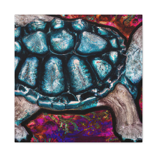 "Tortoise in Art Nouveau" - Canvas