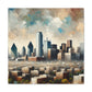 "Colorful Metropolis Unveiled" - Canvas