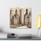 "Cityscape Symphony: Renaissance Chicago" - Canvas