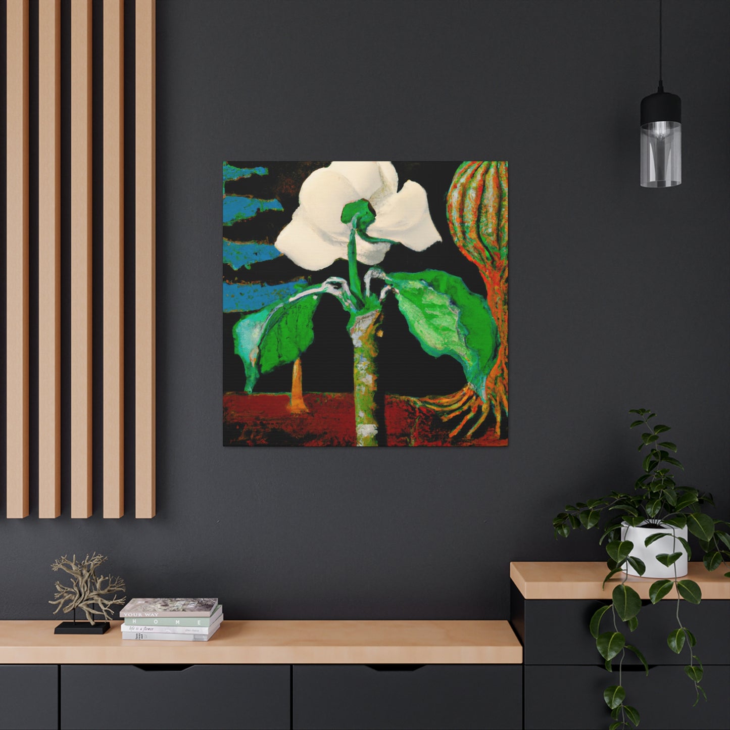 Gardenia in Surrealism - Canvas