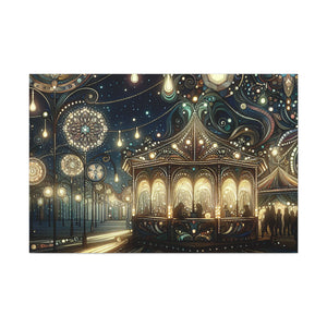 Whimsical Carnival Melody - Canvas