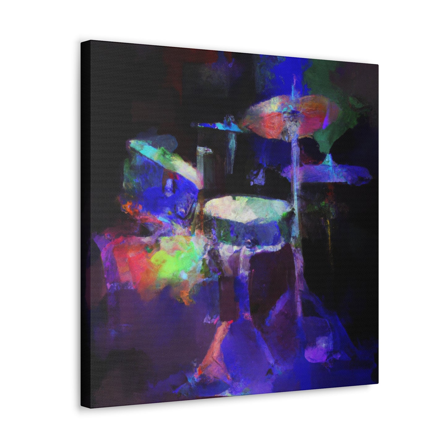 "Rhythmic Drum Impressionism" - Canvas