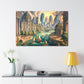 "Cincinnati's Enchanting Vibrance" - Canvas