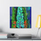 Cypress Tree Reflection - Canvas