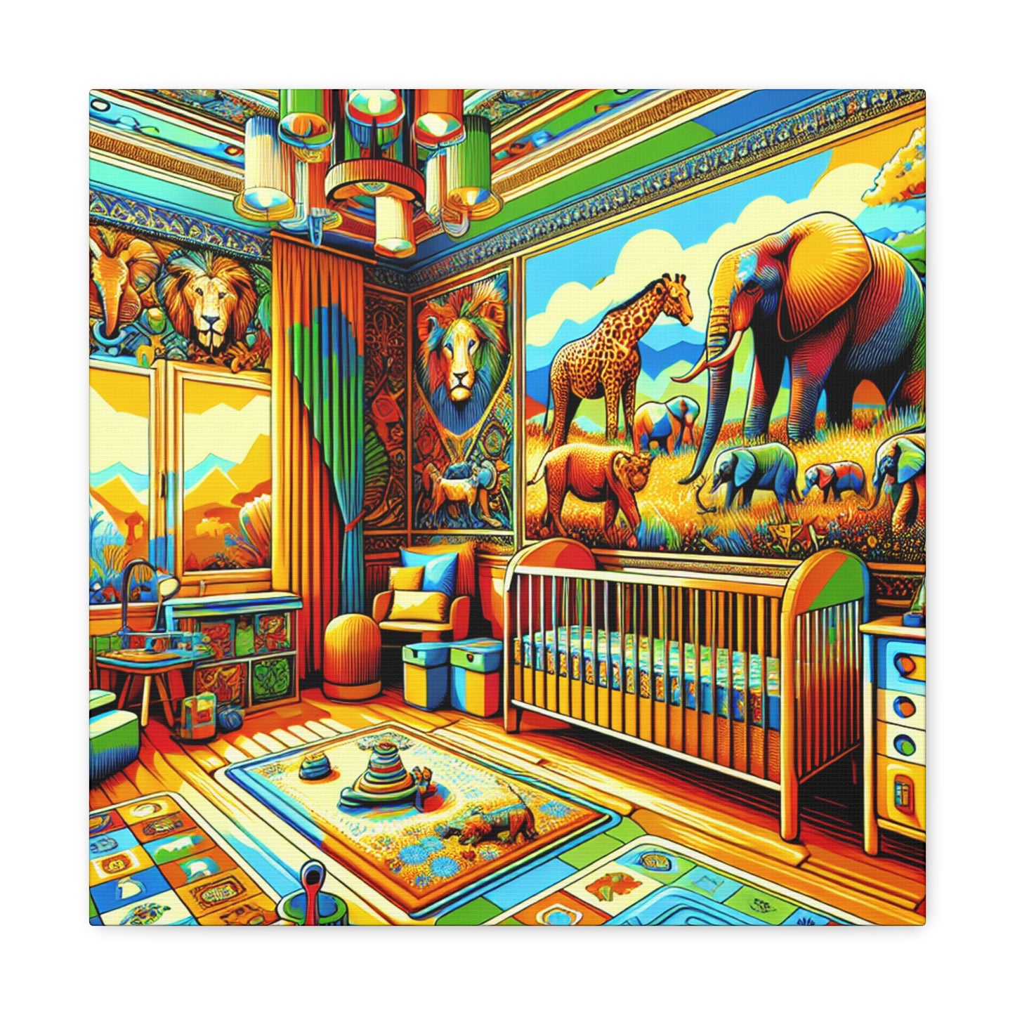 Safari Spectrum Serenade - Canvas