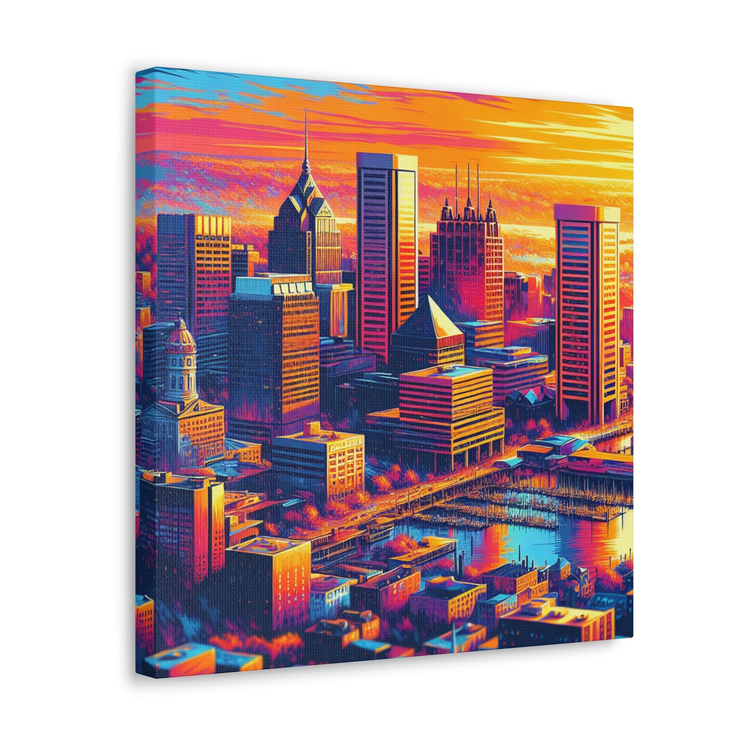 "Baltimore's Timeless Urban Chorus" - Canvas