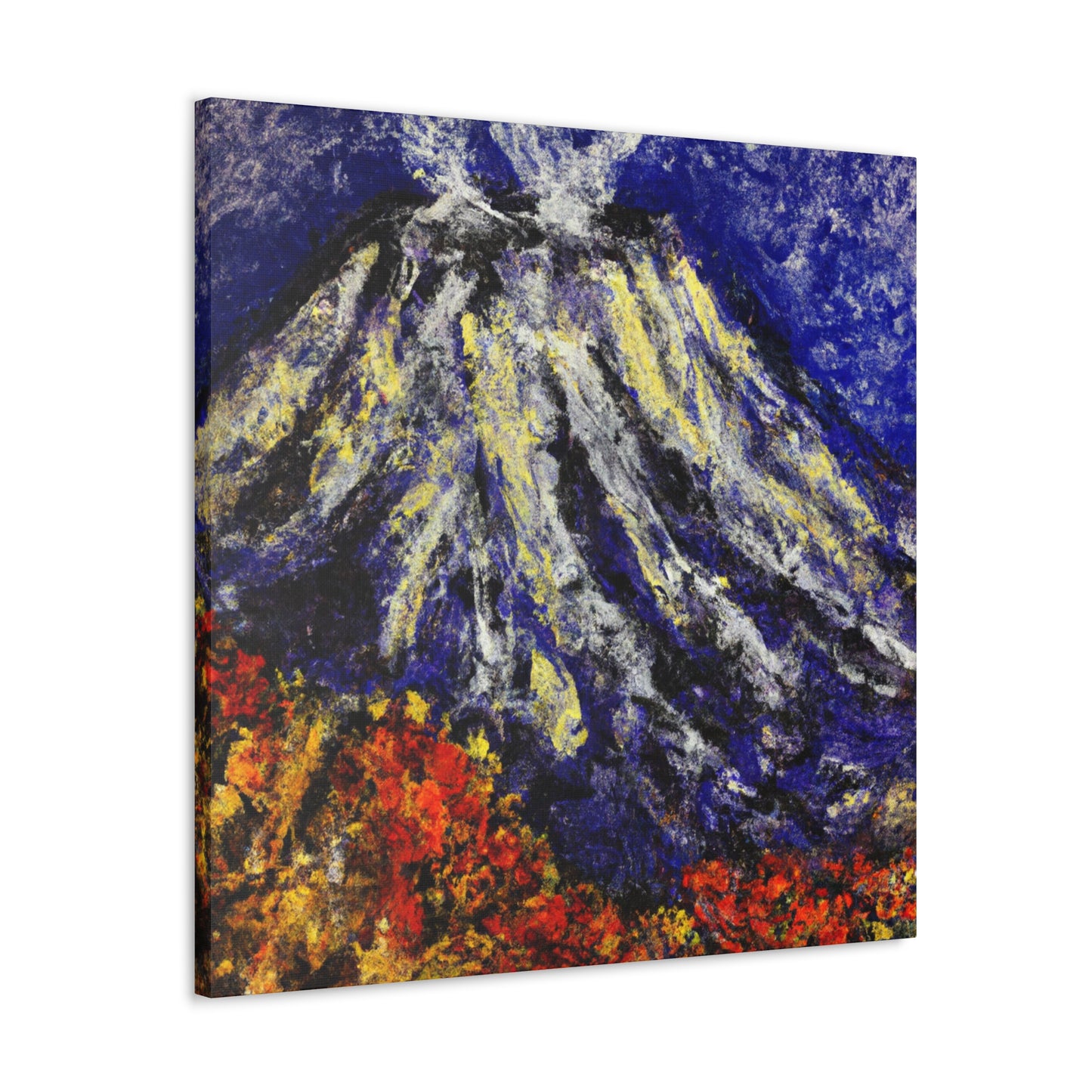 Volcano in Impressionism - Canvas