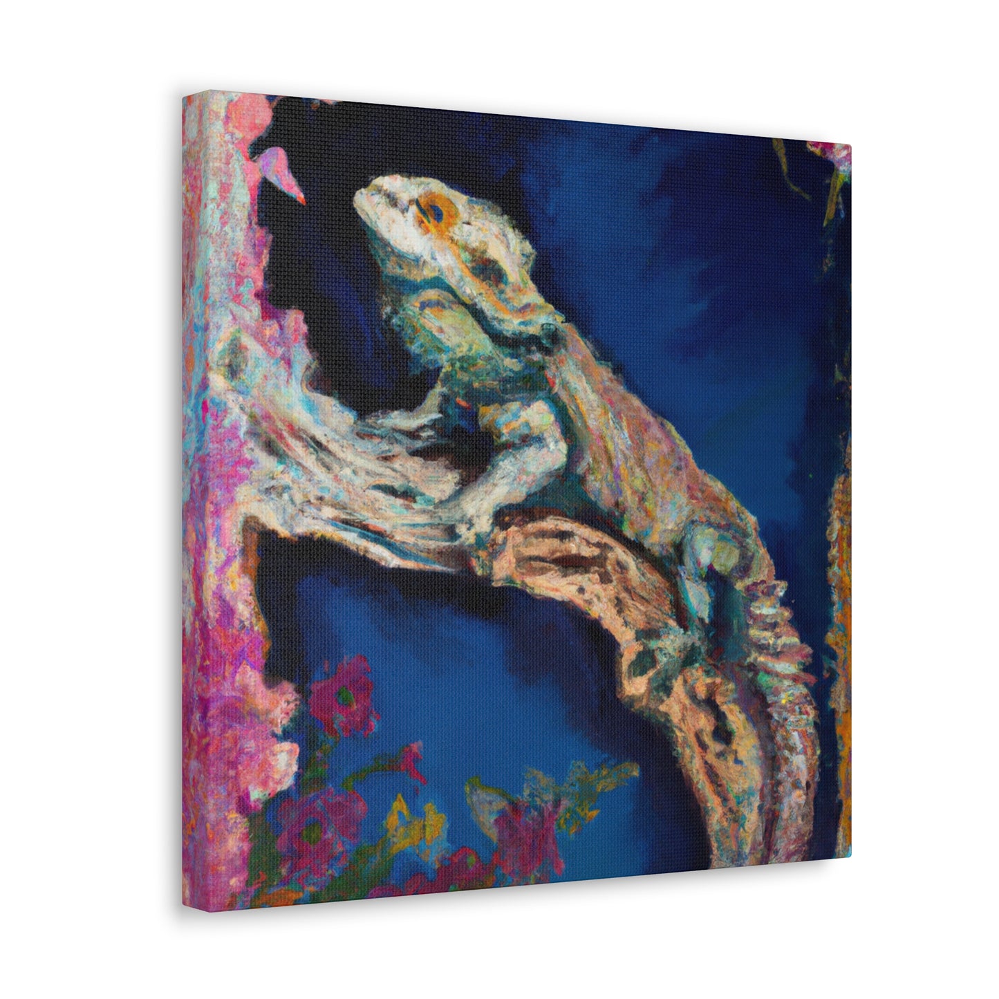 Reptilian Regal Beauty - Canvas