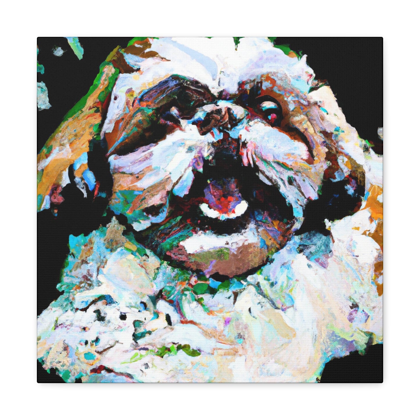 Shih Tzu Impressionism - Canvas