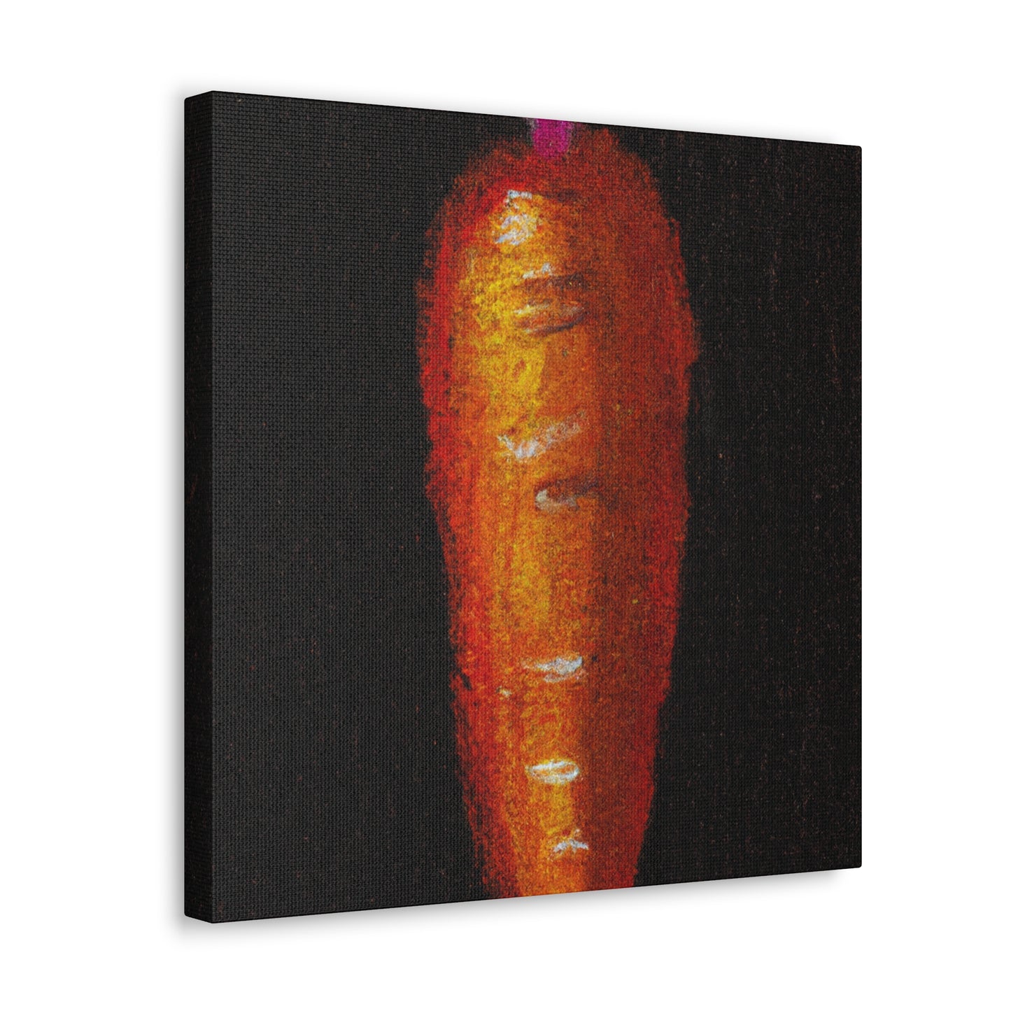 "Carrot Abstract Expressionism" - Canvas