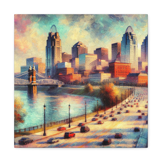 "Charming Cincinnati Delight" - Canvas