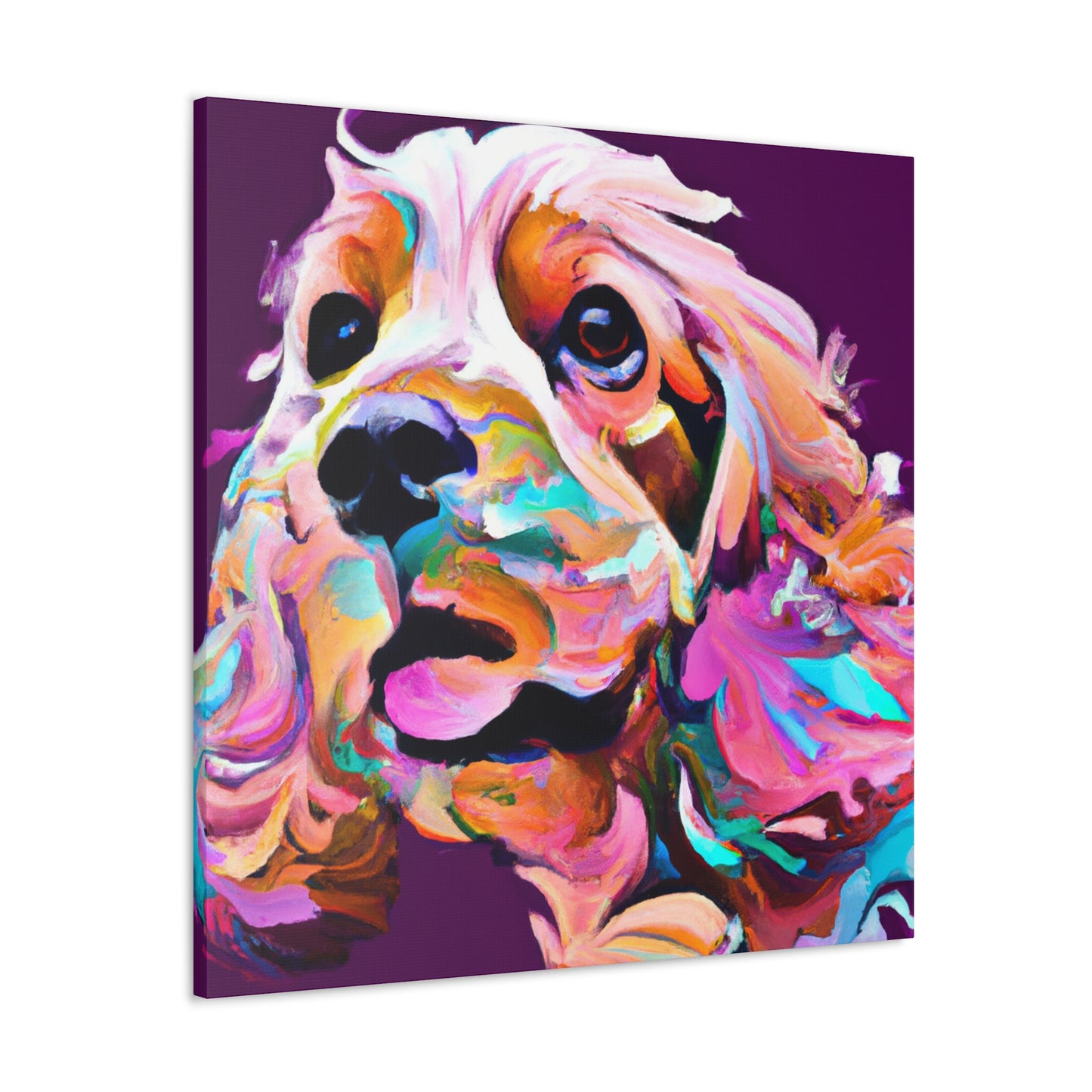 "Spaniel in the Wilderness" - Canvas