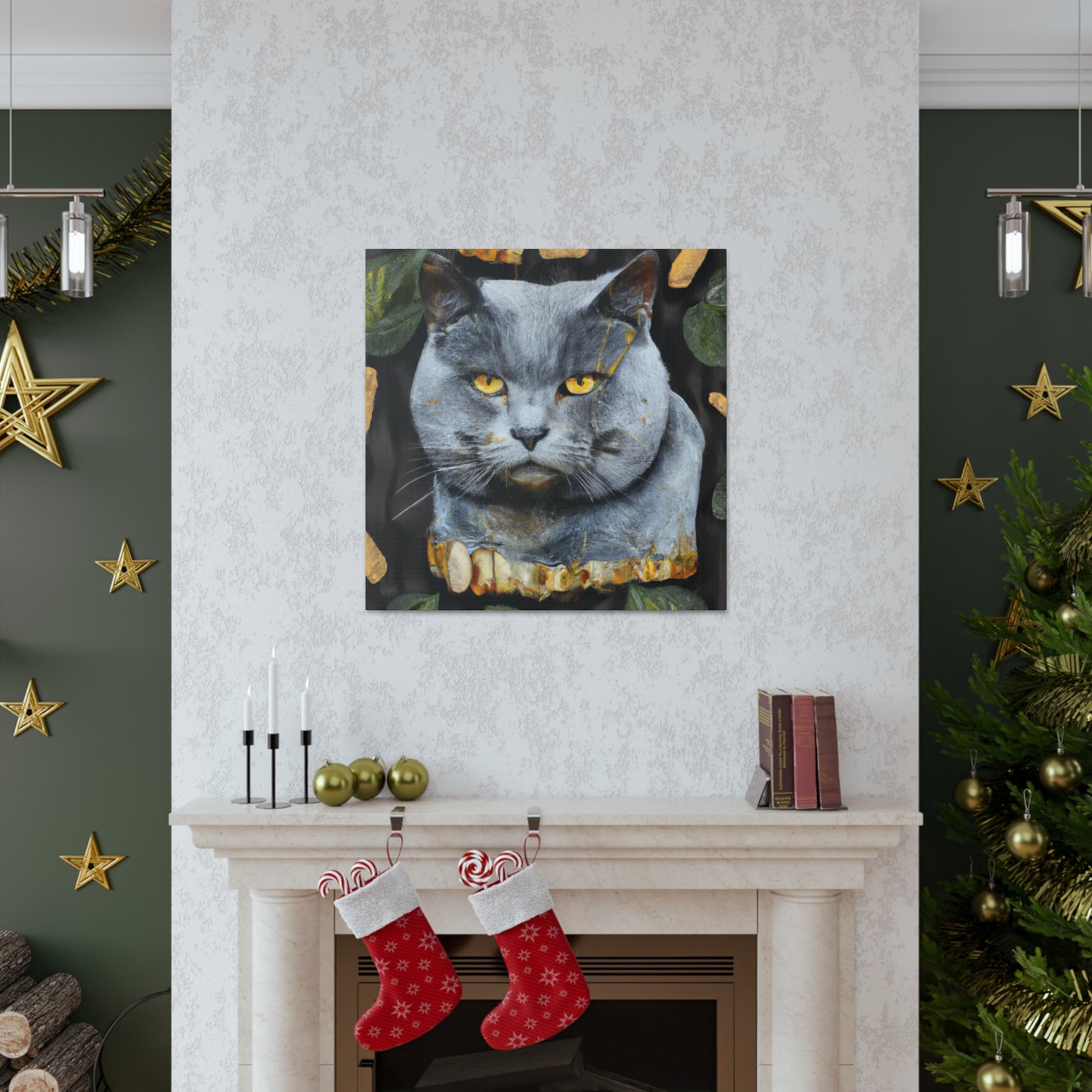 "Purrfect British Shorthair" - Canvas