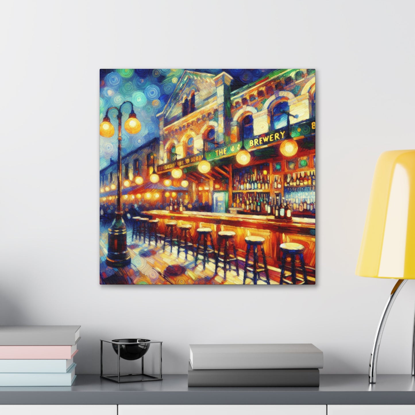 "Amber Twilight Revelry" - Canvas