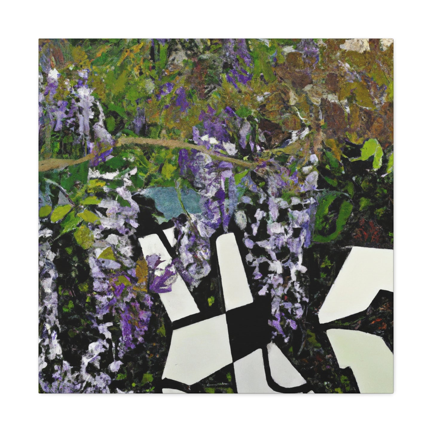 "Wisteria in Bloom" - Canvas